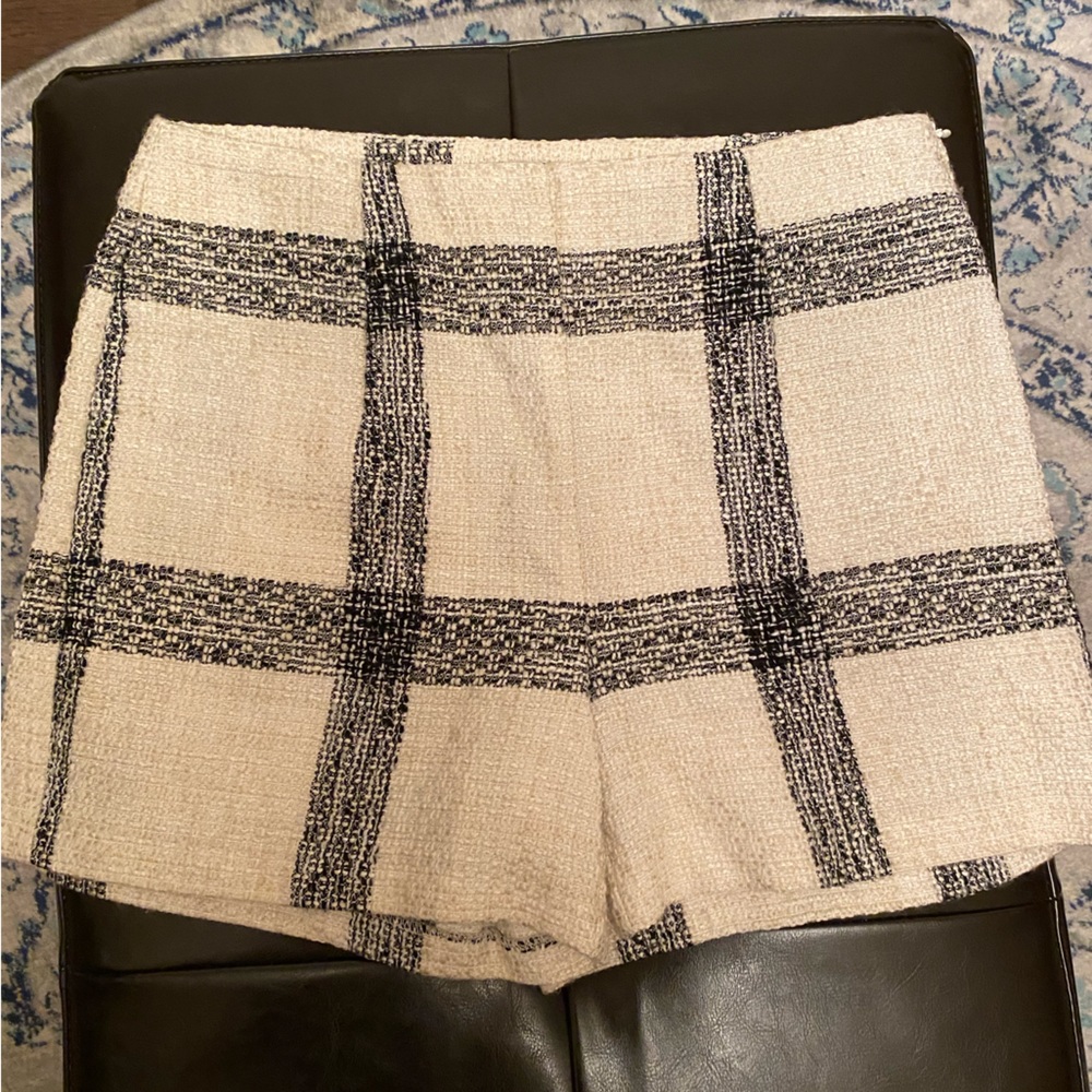 Zara tweed shorts